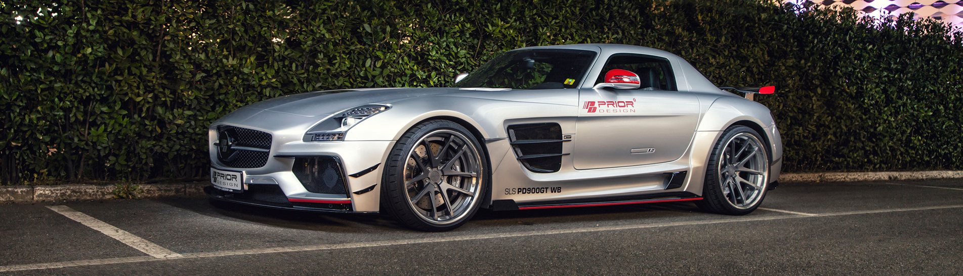 Mercedes SLS with KW HLS Hydraulic Lift System