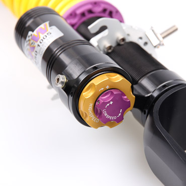 Details of  the KW coilover suspension Variant 4 reservoir